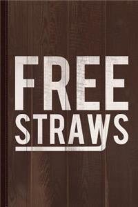 Free Straws Anti-Ban Journal Notebook
