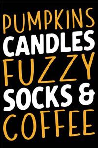 Pumpkins Candles Fuzzy Socks & Coffee