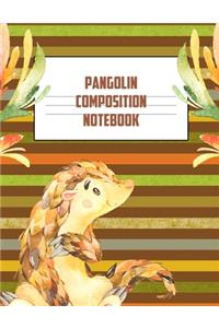 Pangolin Composition Book