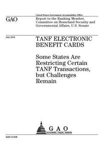 TANF electronic benefit cards