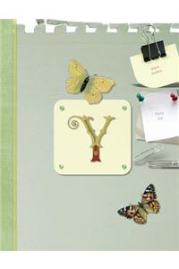 Monogrammed Y Dot Grid Bullet Journal