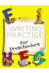 Writing Practice For Preschoolers