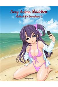 Sexy Anime Mädchen Malbuch für Erwachsene 2