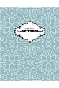 Blue Flower Notebook