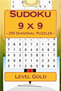 Sudoku 9 X 9 - 250 Diagonal Puzzles - Level Gold