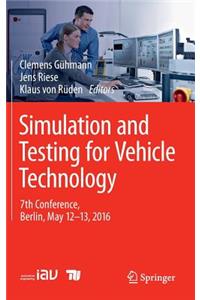 Simulation and Testing for Vehicle Technology