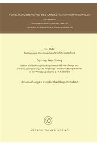 Untersuchungen zum Drehschlagschrauben