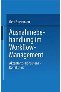 Ausnahmebehandlung Im Workflow-Management