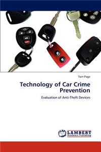Technology of Car Crime Prevention