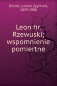 Leon hr. Rzewuski