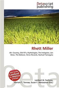 Rhett Miller