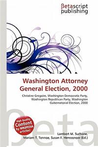 Washington Attorney General Election, 2000