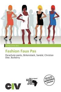 Fashion Faux Pas