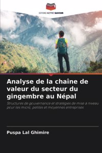 Analyse de la chaîne de valeur du secteur du gingembre au Népal