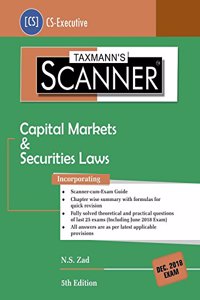 Scanner-Capital Markets & Securities Laws (CS-Executive)-(December 2018 Exam) (5th Edition June 2018)
