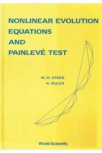 Nonlinear Evolution Equations and Painleve Test