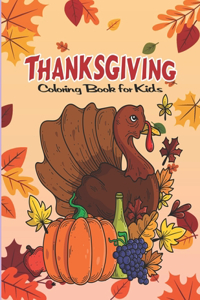Thanksgiving Coloring Book for Kids