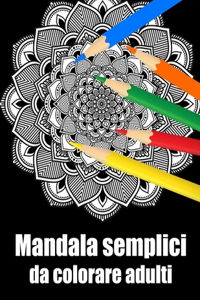 Mandala semplici da colorare adulti