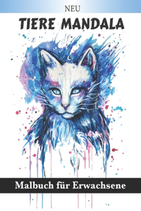 Tiere Mandala Malbuch für Erwachsene
