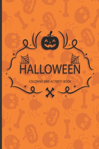 Halloween Activity and Coloring Book