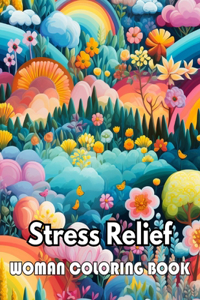 Stress Relief Woman Coloring Book for Adult