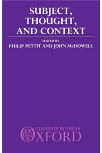 Subject, Thought, and Context
