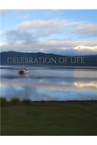 Celebration of life scenic remembrance Journal