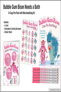Bubble Gum Bison Needs a Bath 6-Copy L-Card with Storytime Kit