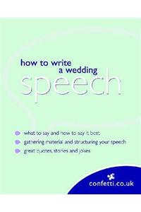 How to Write a Wedding Speech