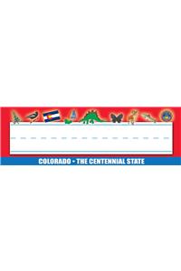 Colorado Nameplates - Pack of 36