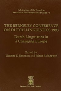 Berkeley Conference on Dutch Linguistics- 1993