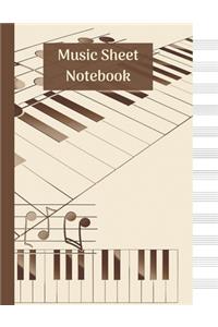 Music Sheet Notebook