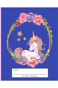 Unicorn Primary Composition Book