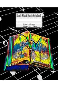 Blank Sheet Music Notebook