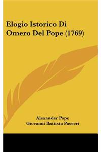 Elogio Istorico Di Omero del Pope (1769)
