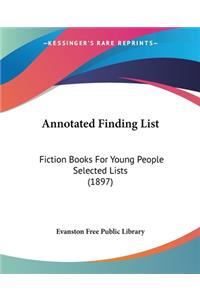 Annotated Finding List