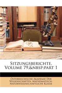 Sitzungsberichte, Volume 79, Part 1