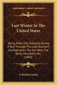 Last Winter In The United States