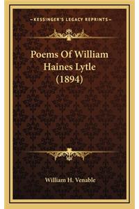 Poems of William Haines Lytle (1894)