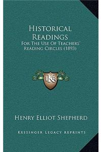 Historical Readings