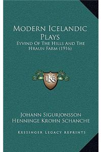 Modern Icelandic Plays