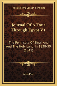 Journal Of A Tour Through Egypt V1