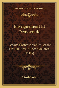 Enseignement Et Democratie