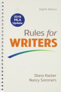 Rules for Writers, 2016 MLA Update Edition & Launchpad Solo for Hacker Handbooks (Twelve-Month Access)