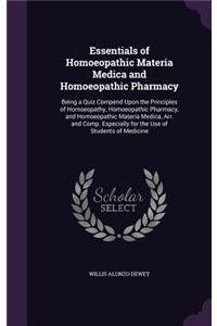 Essentials of Homoeopathic Materia Medica and Homoeopathic Pharmacy