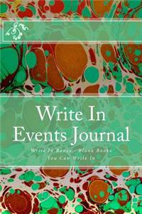 Write In Events Journal