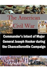 Commander's Intent of Major General Joseph Hooker during the Chancellorsville Campaign