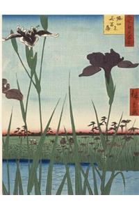 Horikiri Iris Garden, Ando Hiroshige. Graph Paper Journal