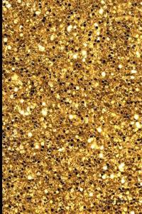 Journal Daily: Golden Flakes Chip Design, Lined Blank Journal Book, 6 X 9, 200 Pages