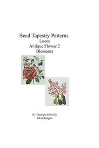 Bead Tapestry Patterns Loom Antique Flower 2 Blossoms